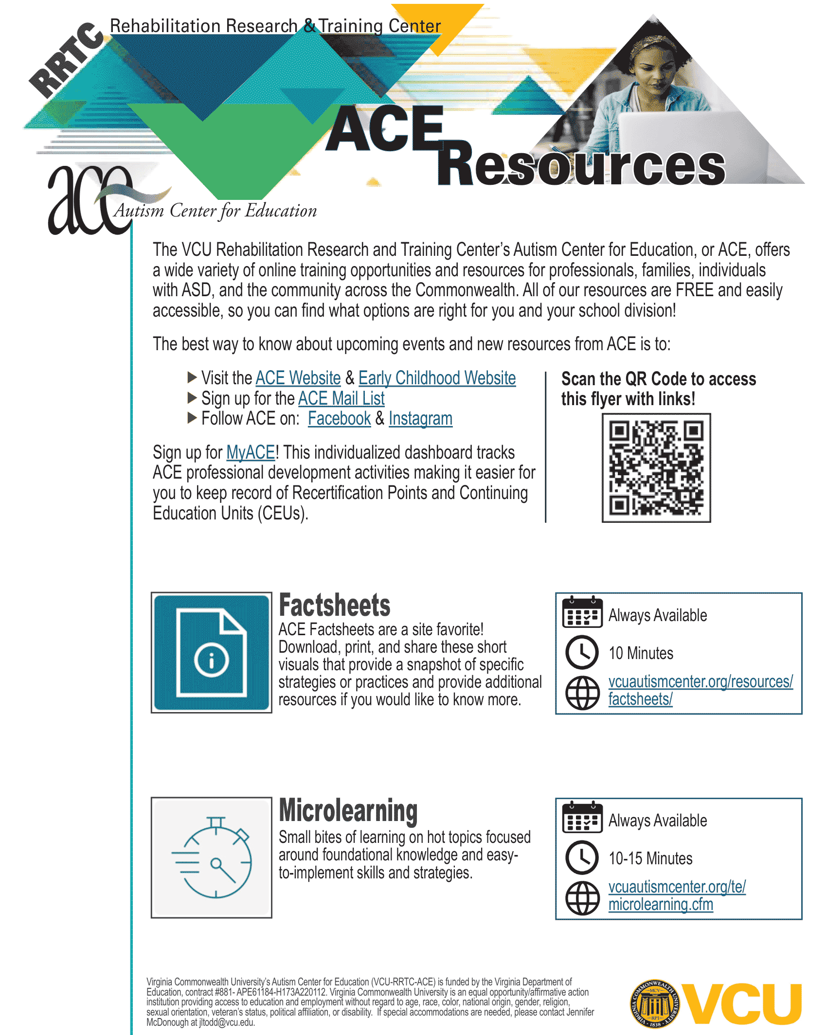 Thumbnail of the ACE Resources flyer